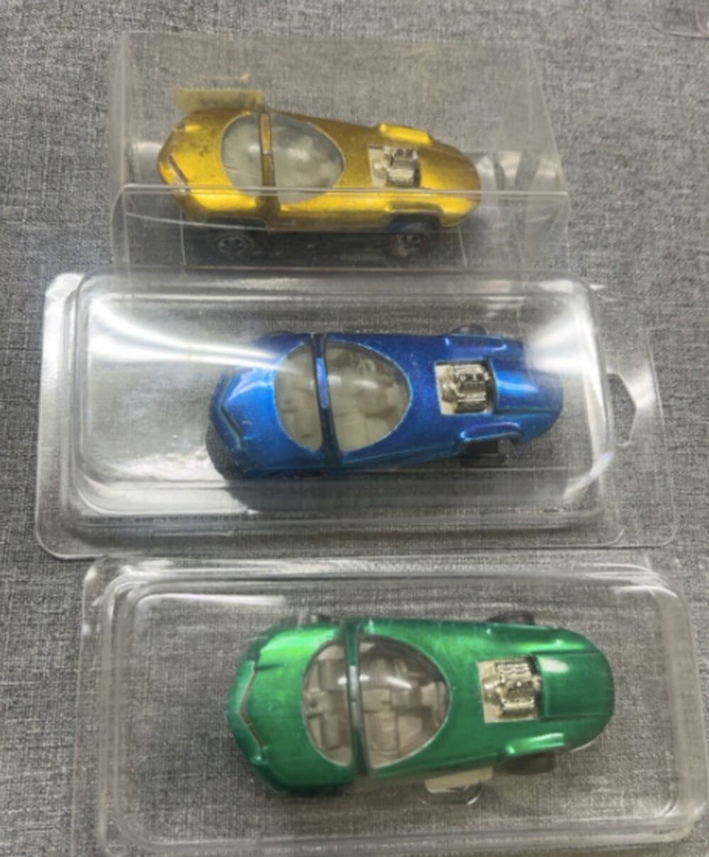 Vintage 1968 Hot Wheels Redline Silhouette Lot Gold Blue Green Original 16